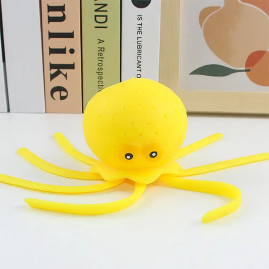 Baby Bath Toys Sponge Water Absorbing Octopus Squeezing Stress Relief Toys Summer Swimming Play Water Bath Toy for Children