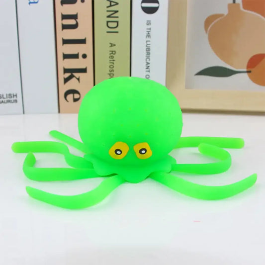 Baby Bath Toys Sponge Water Absorbing Octopus Squeezing Stress Relief Toys Summer Swimming Play Water Bath Toy for Children