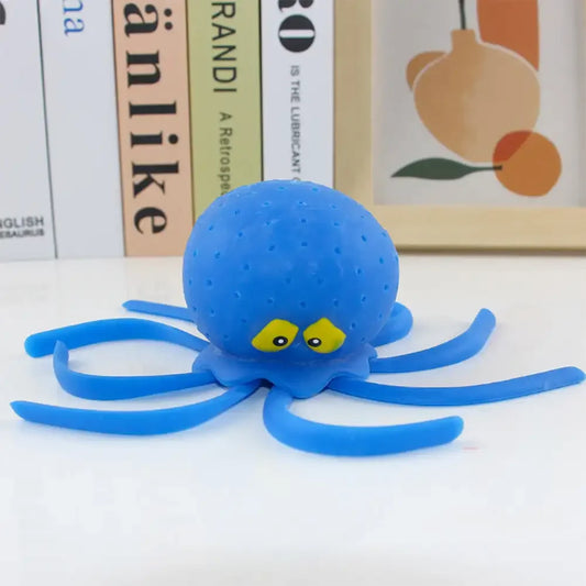 Baby Bath Toys Sponge Water Absorbing Octopus Squeezing Stress Relief Toys Summer Swimming Play Water Bath Toy for Children