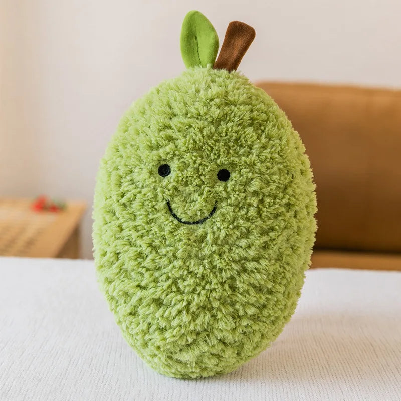 17-25CM Fruit Vegetable Plush Toy Cute Soft Watermelon Pineapple Banana Strawberry Mango Carrot Children Christmas Gift