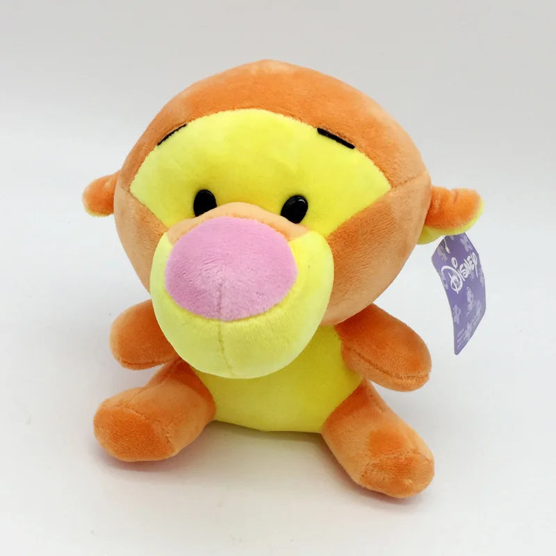 12-20cm Winnie the Pooh Bear Tiger Pig Anime Cute Cartoon Plush Dolls Toys Keychain Pendant Room decoration Kids Birthday Gift
